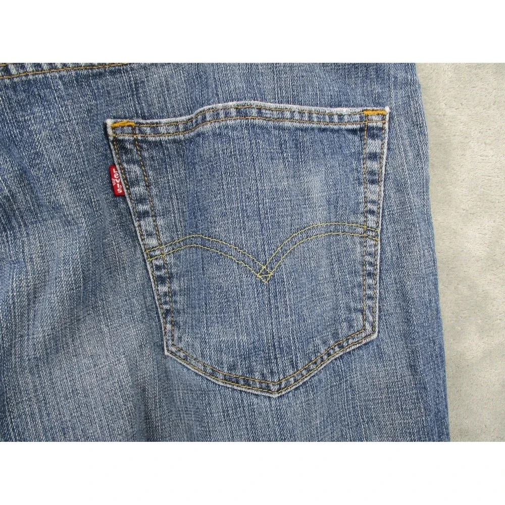 Levis 550 Jeans Mens Size 46 Relaxed Straight Leg Dark Wash Casual Workwear